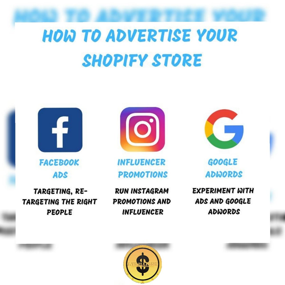 TrillionsJoseph's tweet photo. Do you have a shopify store? What do you use to advertise your business? Comment below👇🏻

📚BEST Daily Motivation quotes🧘🏻‍♂, Business Tips and Advices💰📈
Follow me 👉🏻 @joseph_trillions
Follow me 👉🏻 @joseph_trillions
Follow me 👉🏻 @joseph_trillions
Stay tuned😉!

#advertsiting https://t.co/uvZUHCMNgt