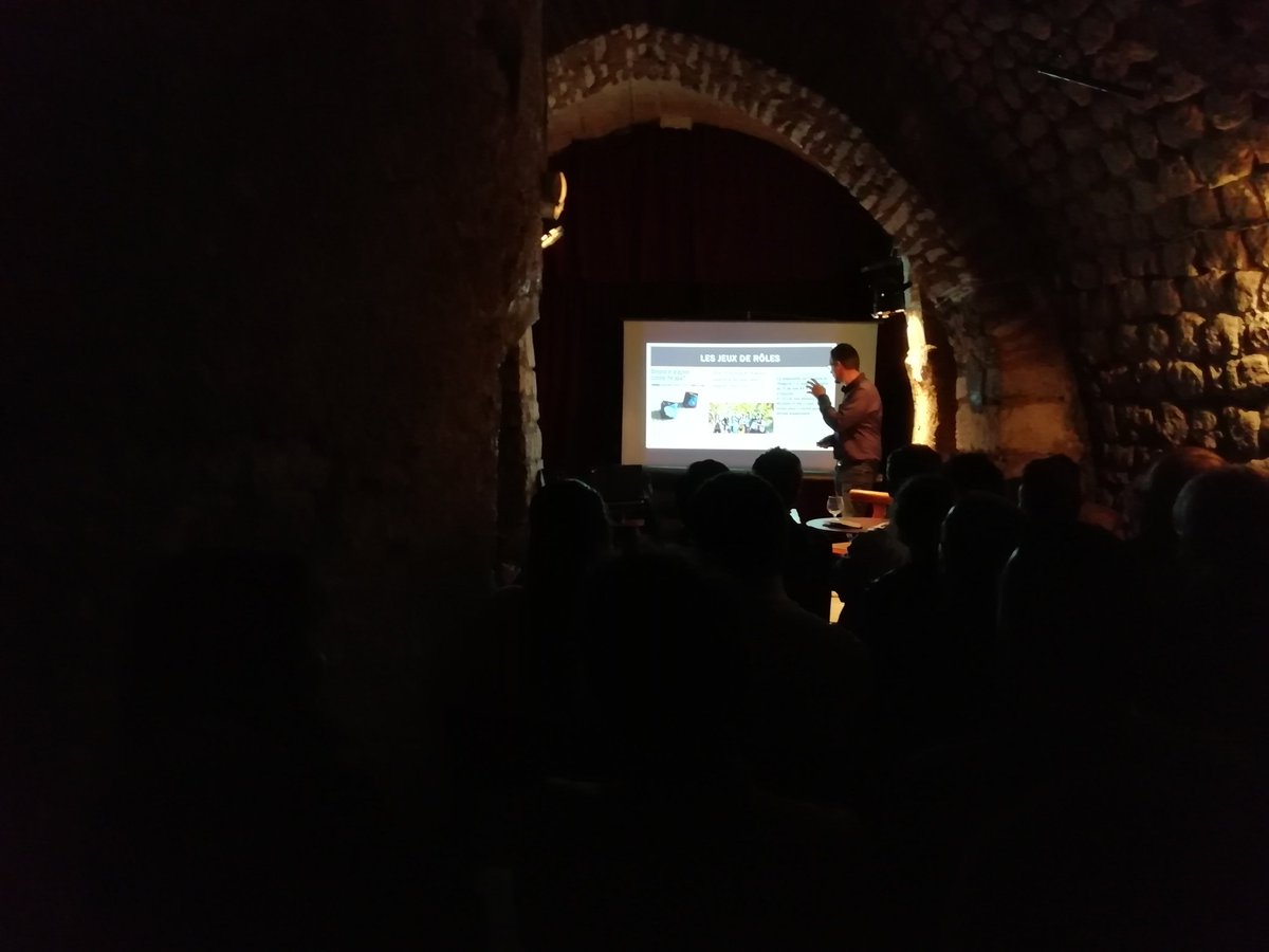 3ème soirée scientifiquement lancée par Eric Lambert, professeur en psychologie cognitive et du développement au CeRCA... Quel apport potentiel des jeux vidéos pour l'apprentissage ? #pint19