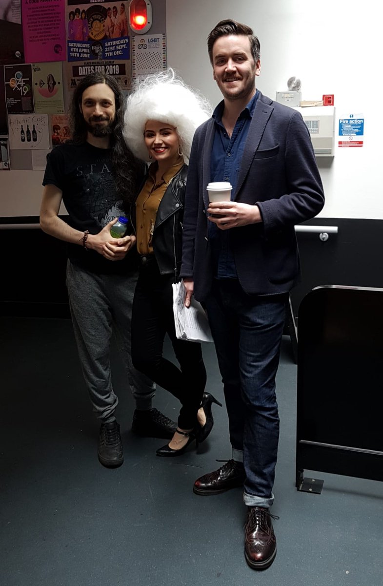 wiemers_judith's tweet photo. Last #Dirindina tomorrow. It was great to inaugurate our partnership with @BlackBoxBelfast last Saturday! @Fcocountertenor @RMurphySoprano @ChristopherCull https://t.co/caxTYVQIdp