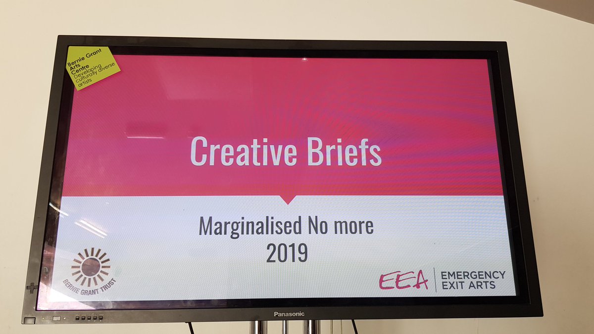 BGTrust's tweet photo. Its getting exciting at the @BGACentre as our Young Producers are given their Creative Briefs for the Bernie Grant: Marginalised No More Project with @EEALondon #radicalheritage #marginalisednomore @HeritageFundLON https://t.co/R6I2721RpZ