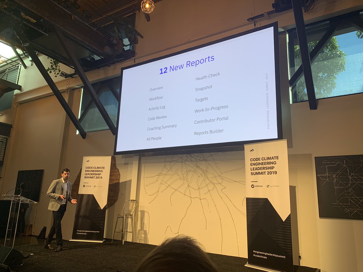 ale7714's tweet image. Listening to @brynary share the awesome new features in @codeclimate Velocity 2.0!! Shout out to our incredible team 🎉✨👏 #engineeringleadershipsummit #codeclimate