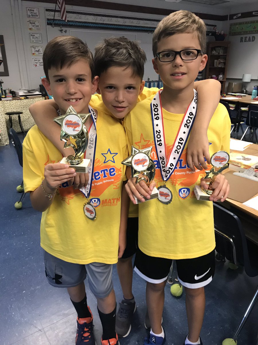 mrs_blaisdell's tweet image. So proud of these @Bluebirdsin3rd who not only made it to the district Noetic Math competition, but also took 1st place team for 3rd grade!! And...Will had a perfect individual score!! So excited and proud!!! 🥇🏆😊 @LaurelOakElem