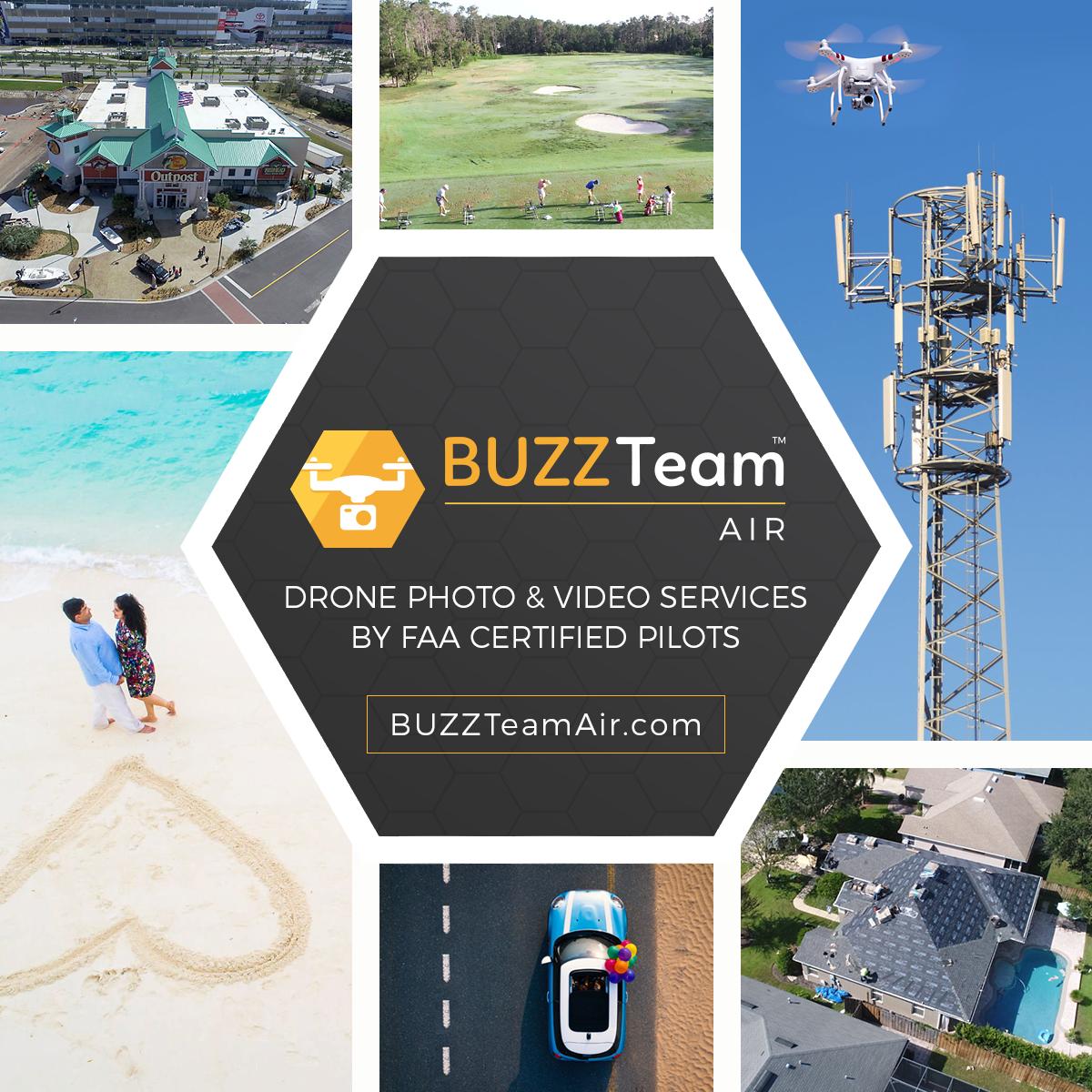 Unbury Your Business. Sell Your Property. Show Your People a New Perspective. BUZZTeam Air: Your team of Drone Pilots for video &amp; photography that think differently to make You, Your Business &amp; Your Special Event Stand Out. Think Differently. Think BUZZTeam

#CentralFloridaEvents