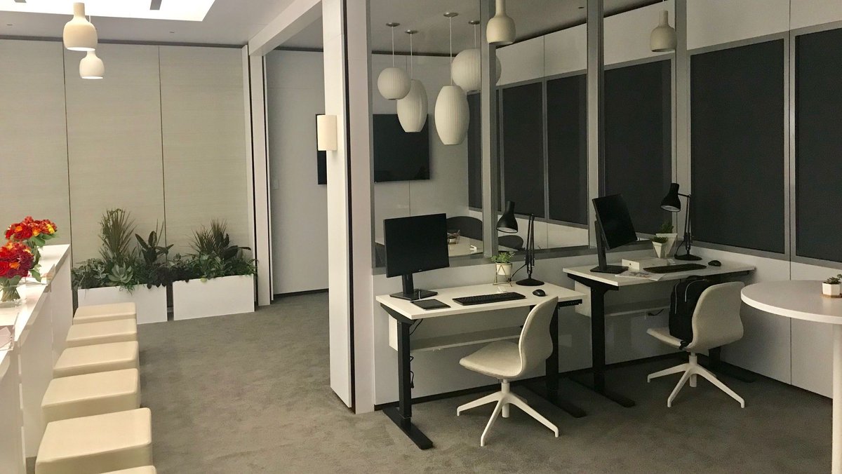 Lutron's tweet photo. Experience the workplace of the #future - see it at #booth1724 and tour our Experience Room during @lightfair 2019 to see how we're creating a meaningful experience for a company’s most important asset: its people. #LFI2019 #LutronHXL #LFI30years https://t.co/nKHdsQW2rE