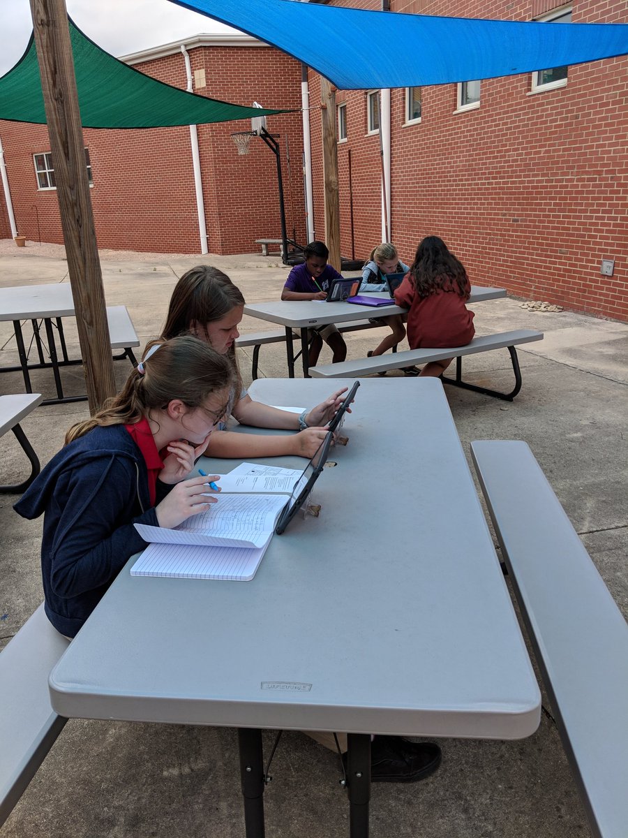 A little EOG review outside today!!  <a href="/GQES_Dragons/">GQES_Dragons</a>