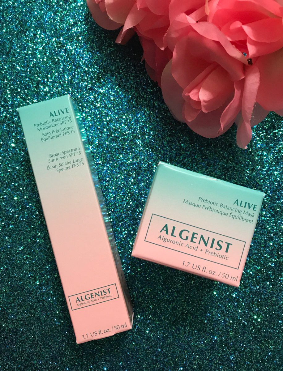 .@Algenist introduces a new #algaebased duo: Alive Prebiotic Balancing Mask & Moisturizer SPF 15 w #mineralsunscreen, both balance the skin's ecosystem & protects from environmental damage. The mask changes color on your skin! bit.ly/2wfnjMK #skincare