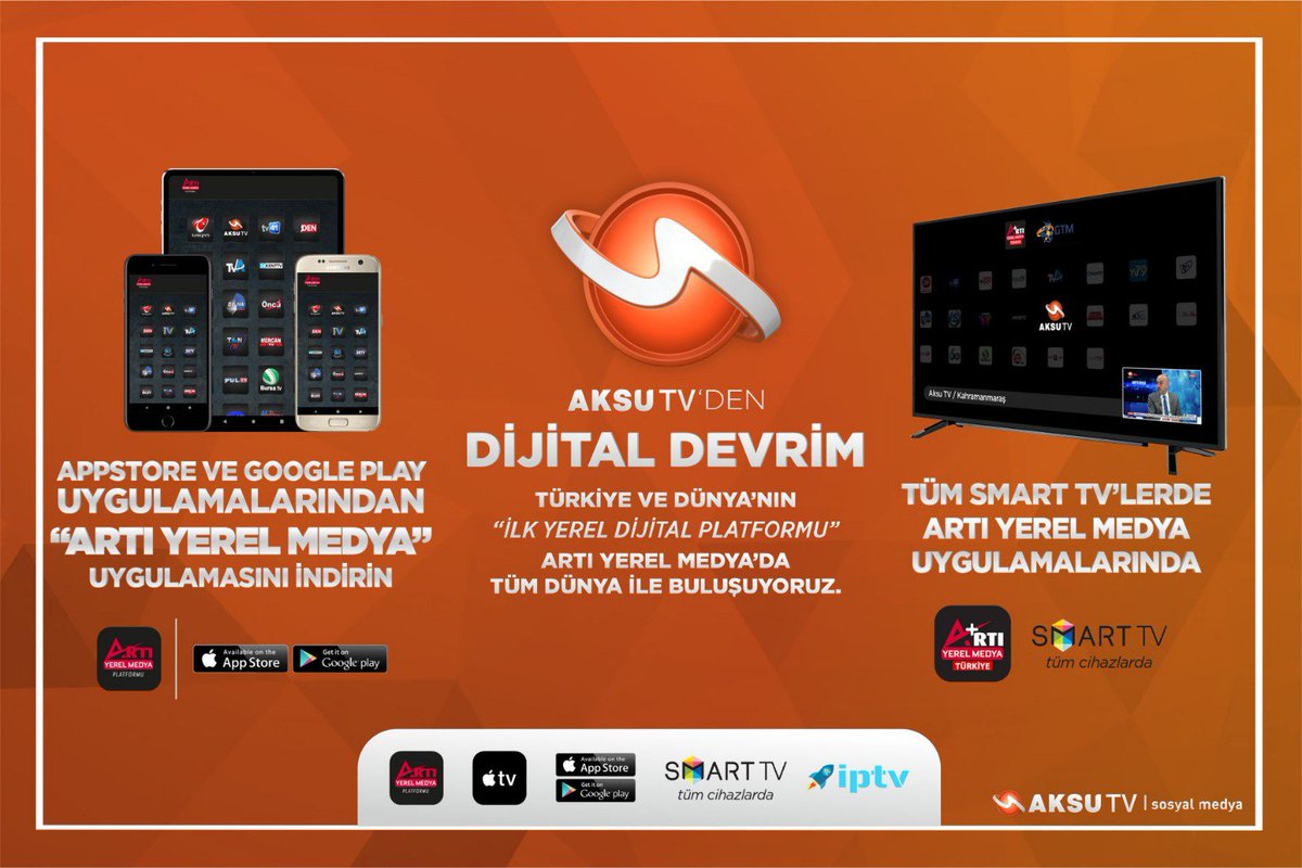 devinfollow's tweet photo. Aksu TV’den Dijital Devrim!
1 Haziran'dan İtibaren Yeni Frekanslarımızdayız.
#aksutvdijitaldevrim
#aksutv #kahramanmaraş #artıyerelmedya #frekans #türksat4a #dijital #smarttv #appletv #iptv #samsung #vestel #lg #sony #philips #nextnextstar #korax #teknoloji #mobil #sosyalmedya https://t.co/FbnKgKQ9DH