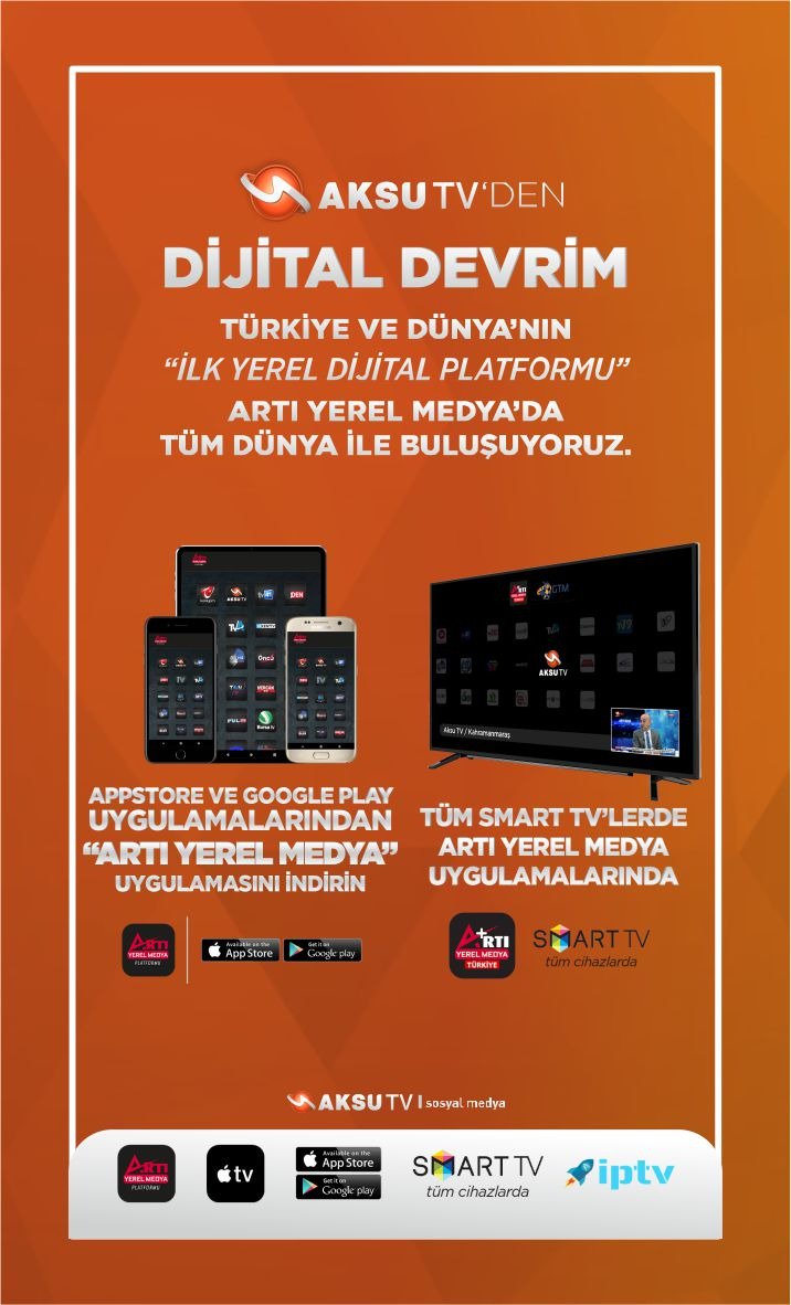 devinfollow's tweet photo. #aksutvdijitaldevrim
#aksutv #kahramanmaraş #artıyerelmedya #frekans #türksat4a #dijital #smarttv #appletv #iptv #samsung #vestel #lg #sony #philips #nextnextstar #korax #teknoloji #mobil #sosyalmedya https://t.co/6YzMzkSeyw