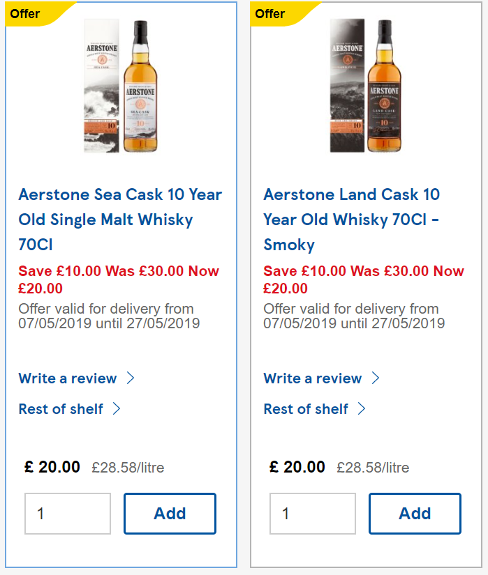 <a href="/TheWhiskyWire/">Steve Rush</a> <a href="/aerstonewhisky/">aerstonewhisky</a> Here they are! 🍸

Enjoy! - Andy 😀

#EveryLittleHelps

tesco.com/groceries/en-G…