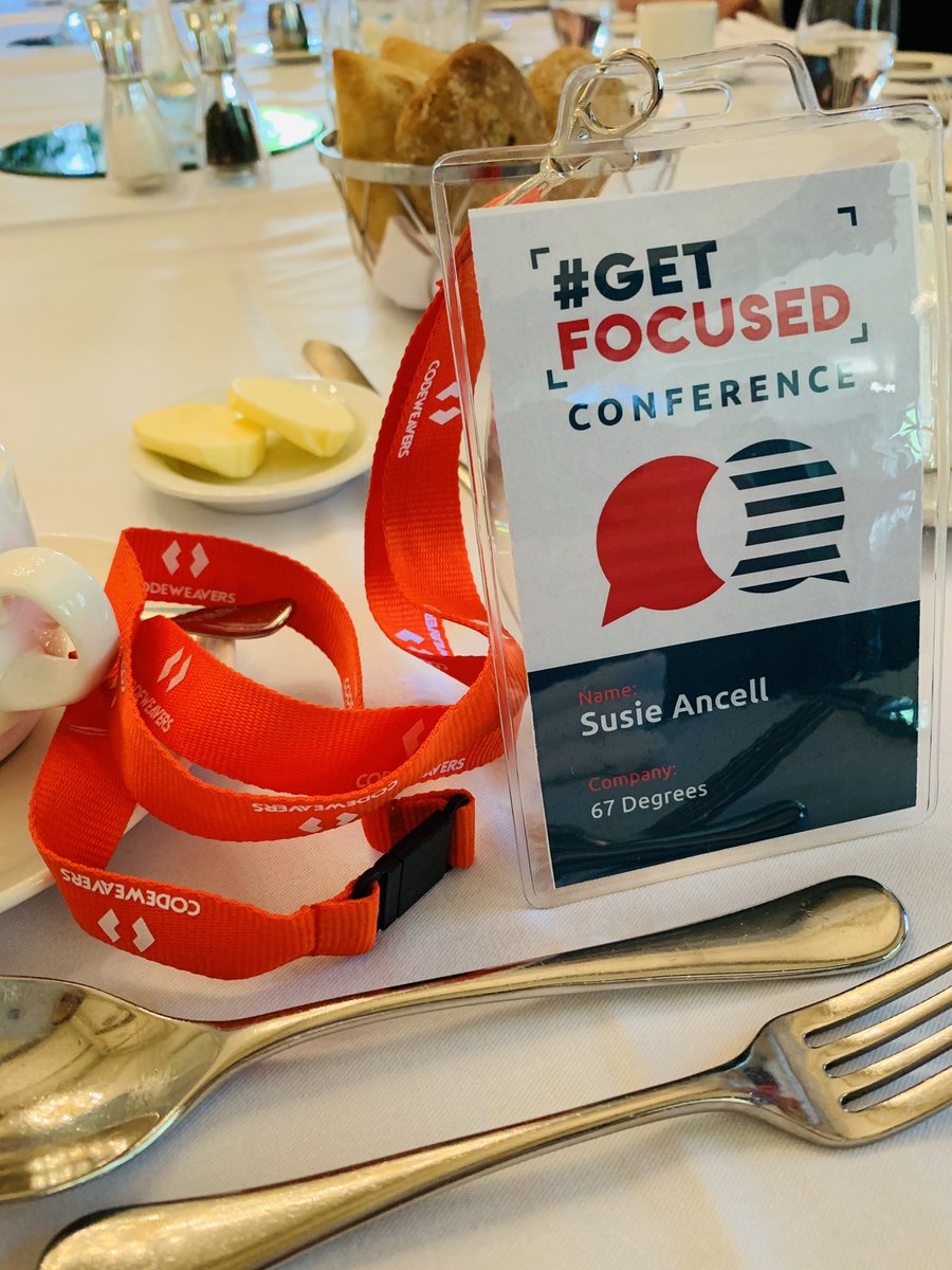 Susie2801's tweet image. A big thank you to all at the @Codeweavers_Ltd #getfocused conference today.
It was great to have more insights into the latest technology and trends within the industry. Exciting times ahead 👍