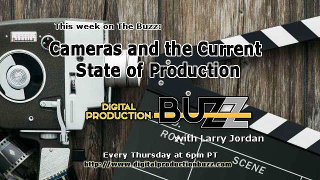 DPBuZZ's tweet photo. This week on the @DPBuZZ  - Larry talks with camera experts on how to balance shifting trends with telling great stories. Guests: David Walton  (@JVC_USA),  Piet Thiele (@SchneiderOptics), VR expert Marcelo Lewin, and Steve Wiess (@Zacuto).  Thurs. 6PM PT https://t.co/PLsRUmHQu9 https://t.co/5VET2tpJOU