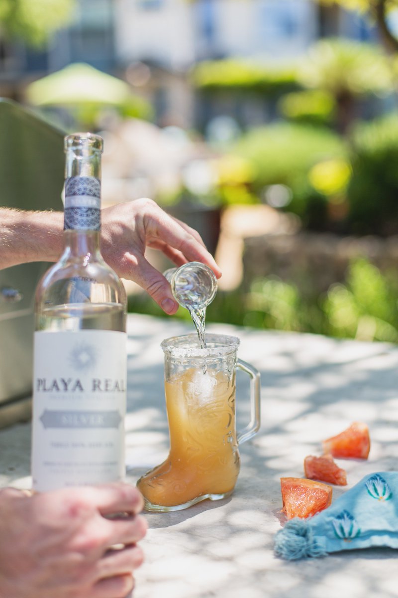 PRTequila's tweet photo. Yeah, a margarita is great.. but a Playa Real margarita in a cowboy boot?! Even better! 
#playarealtequila #wishyouwerehere #mexicoborn #austinraised #mexico #tequilacocktails #tequila #austin #austintexas #austintequila #agave #agavespirits #findyourplaya #austintexas #atx https://t.co/GYcy1wrmj0