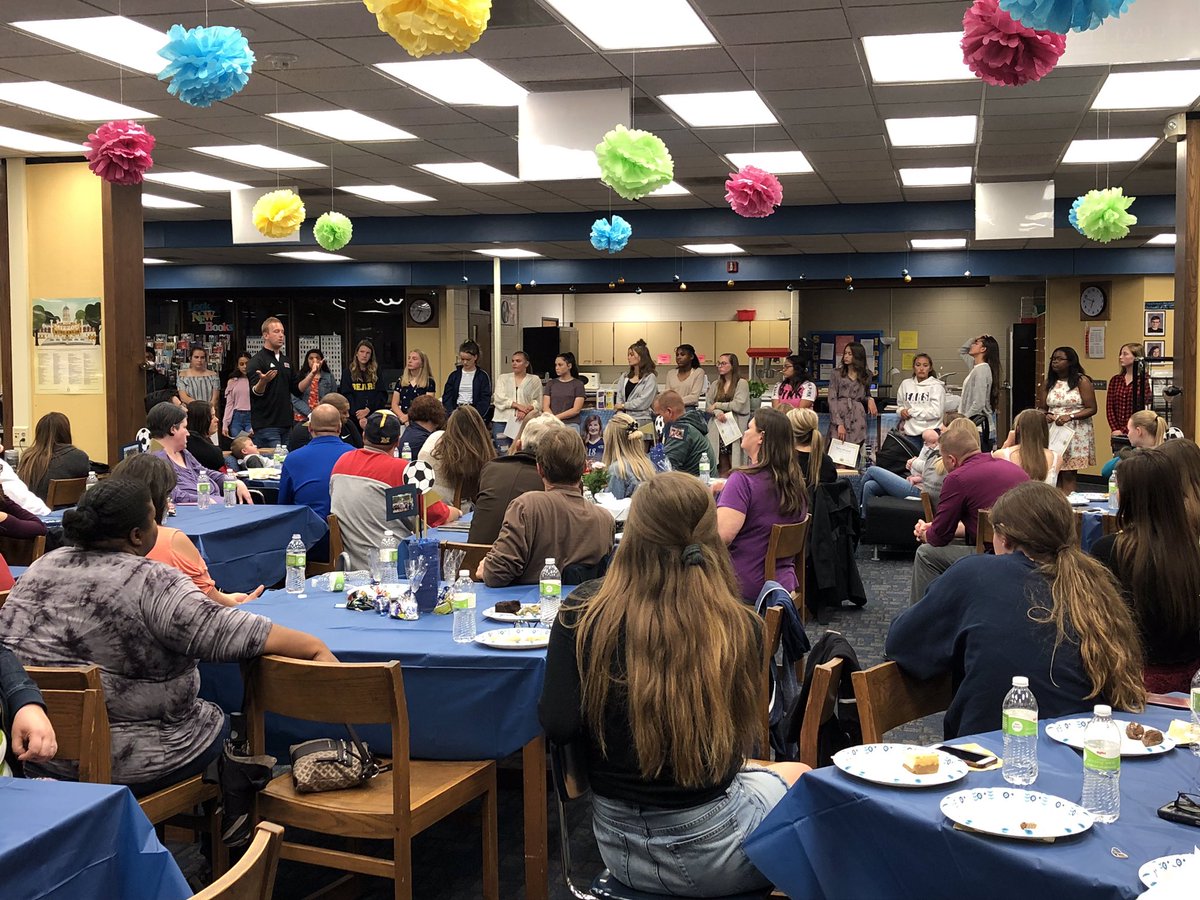 WCGirlsSoccer_'s tweet photo. Monday night we celebrated our season with players, coaches, and parents at the banquet. JV finished the season 14-2-1 and Varsity finished 16-4. An amazing way to finish off the season! https://t.co/Rg6QGb112y