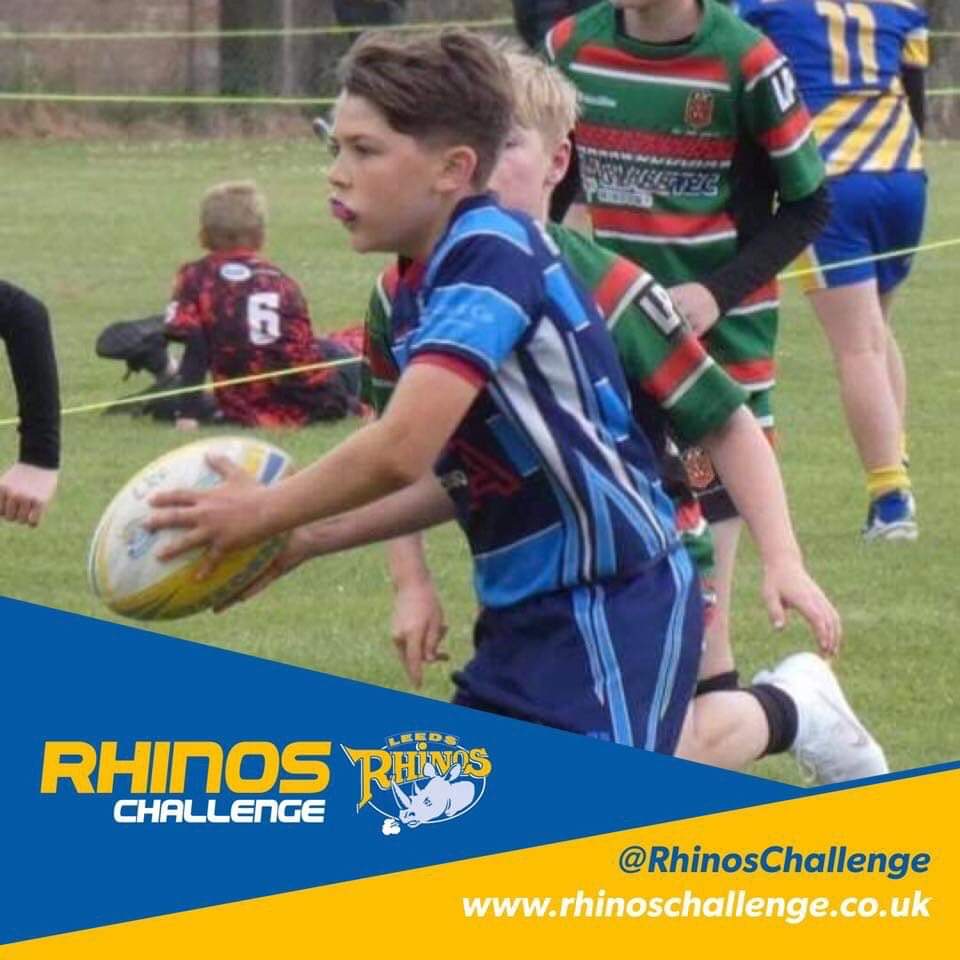 PinchRobert's tweet photo. @crooksie13 Sending get well soon wishes to Hull Kingston Rovers Official fan James, playing for Hull Wyke u11s who broke his tibula/ fibula and dislocated his ankle yesterday at the The Rhinos Challenge 
Ben any Chance of getting in touch with me regarding this lad please

#RLFC https://t.co/XYVF30KedX