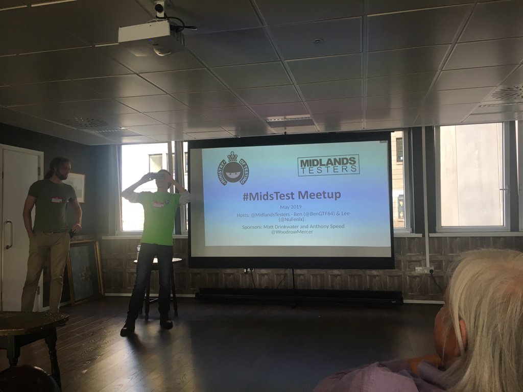 DaveDev's tweet image. At #MidsTest