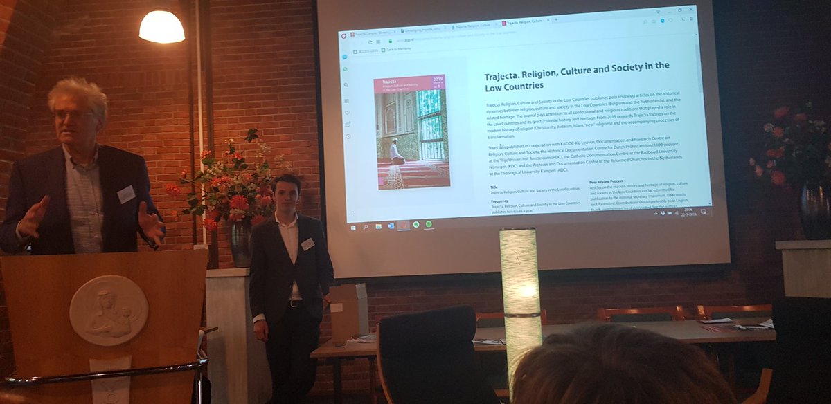 ErnstHemel's tweet photo. New incarnation of #trajecta journal of Religion, Culture and Society in the Netherlands focusses on religion and heritage. Awesome to be included in the first issue @AmsterdamUPress @BartWallet https://t.co/uaHvGzwJ0a