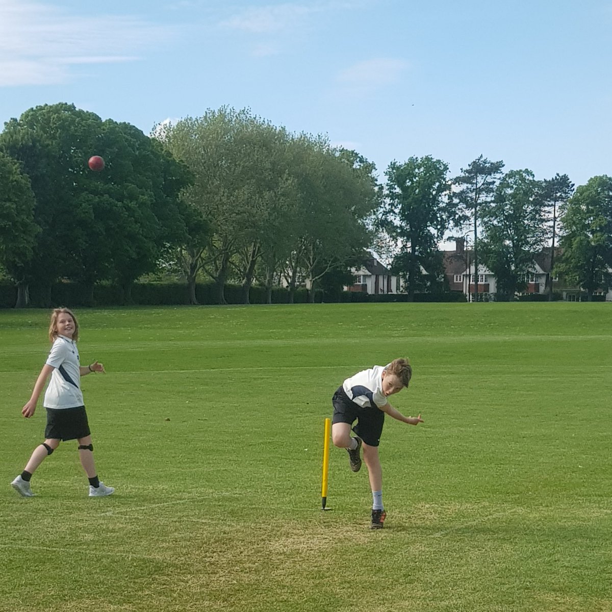 HBSPE's tweet photo. Year 8/9 squad net cricket practice https://t.co/pj2YxLOekX