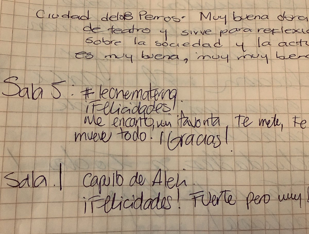 lechematernamtm's tweet photo. Nos llena de felicidad leer sus comentarios junto a nuestros vecinos de @aztikeria y @capullitomt ❤️ @microteatromex @lechematernamtm #porpecado #sala5 #teatro #mom https://t.co/WoNJoa7yqZ