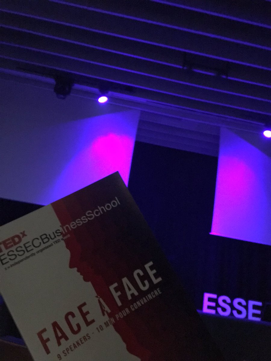Rendez-vous pour le #TEDxESSEC pour un Face-à-Face sur l’environnement, la technologie, la psychologie, sociologie et sur la musique 🚀 Pour en savoir plus 👉🏻<a href="/TEDxESSEC/">TEDxESSEC</a>