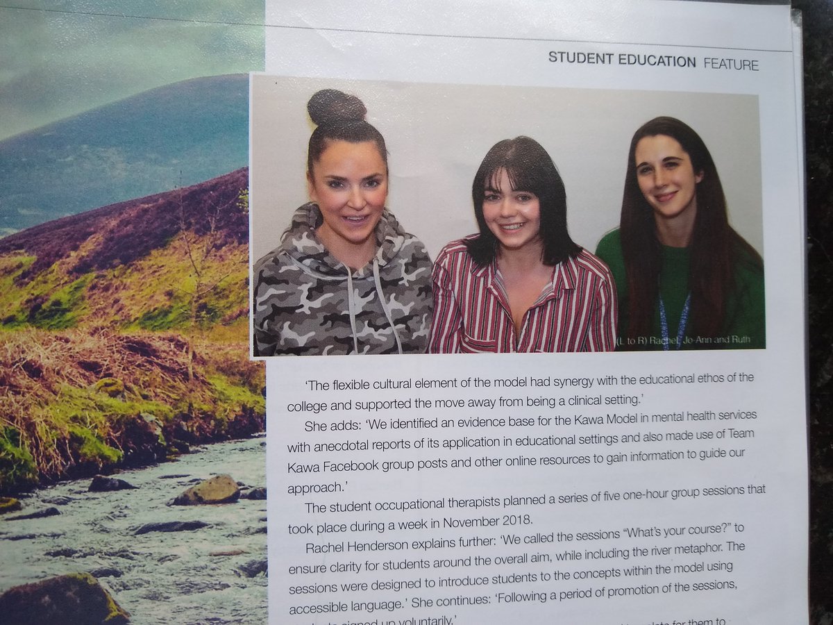 GeorgeEdgley's tweet photo. Health &amp;Wellbeing College @PennineCareNHS are tremendously proud of our undergraduate OT students who have had their placement work with us published in OT News this month @OTSalfordUni @AngelaDH https://t.co/rMebwXQ7FA