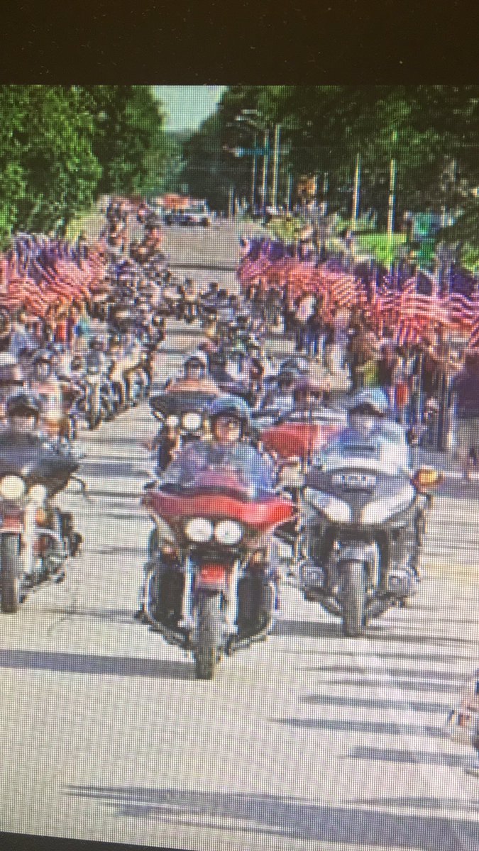 103Psalm17's tweet photo. My Navy veteran husband is riding to DC to honor veterans. He’s riding for those who can’t.  What a guy!!💖 https://t.co/zFtmWYhpZs