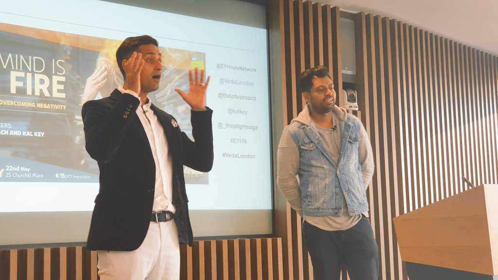 We love the idea of training yourself to create a space between a stimulus and your response. Technology has made it so easy to overload our minds with things that we have to respond to #negativity #eyhn #vedalondon