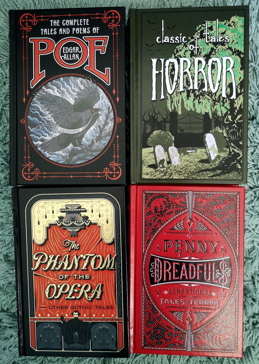 DLG_author's tweet photo. Birthday books π π #leatherboundclassics #books #horror #gothic https://t.co/9XIdS9PEiW