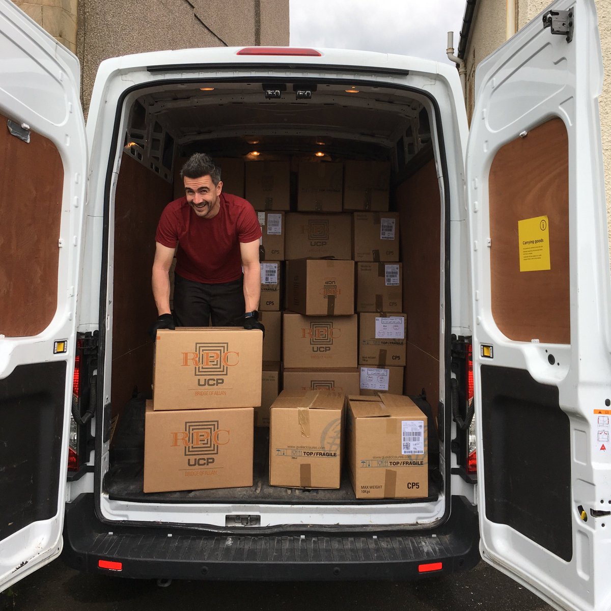 SAFRefugees's tweet photo. Collections are well underway! Transporting boxes to and from events is part of the detail that we juggle. A big thank you to @AC_Rental
for supporting us with flexible and affordable van hire and to @wm_brown for covering the costs https://t.co/LE0nNI8BJZ #LovefromSAFR https://t.co/EVRNxhIHDX