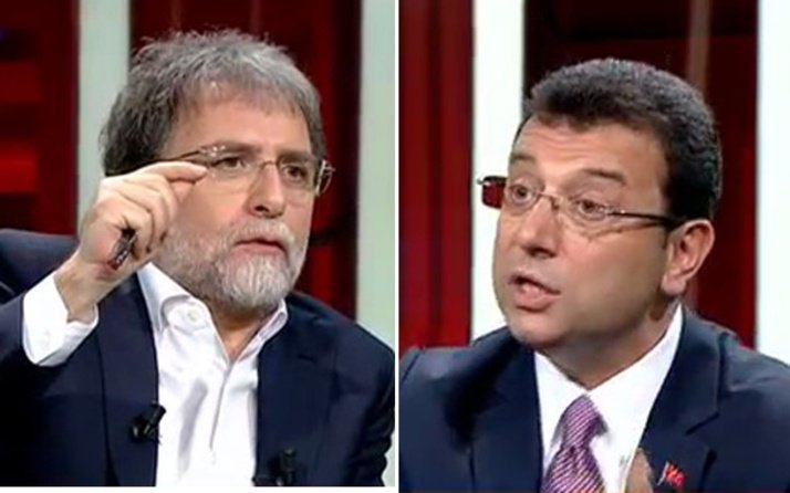 Ekrem İmamoğlu "Sayın Ahmet Hakan'la oturduk soruları cevapladık. Ancak kurumu aklamıyorum. Sayın Ahmet Hakan bana 'Süremiz doldu' dedi. 'Bitireyim' dedim, yine 'Süremiz doldu' dedi. Programı kesmek zorunda kaldı" dedi.