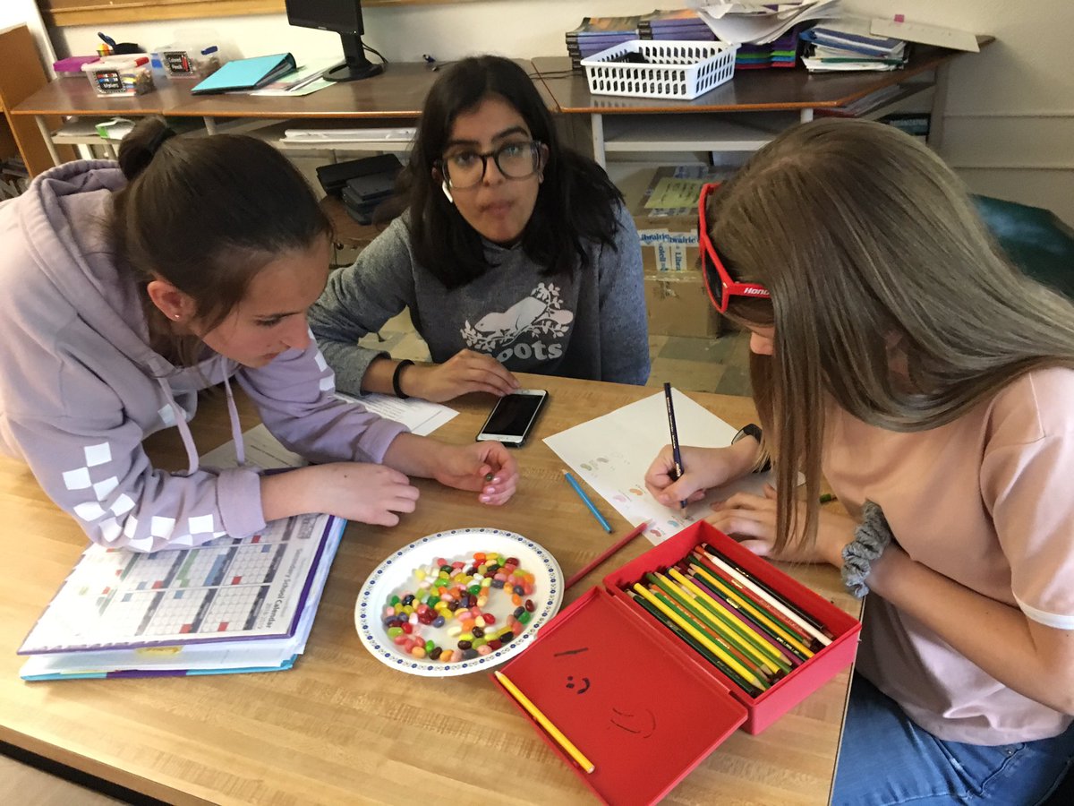boonclass's tweet photo. “Experiential Learning” in French. Students describe the way food tastes by sampling different jelly belly’s- watch out for the “Savon” flavoured ones 😝#FSL #french #tvdsb @TVDSB @TVDSBGlobal https://t.co/fsR6gu4nMx