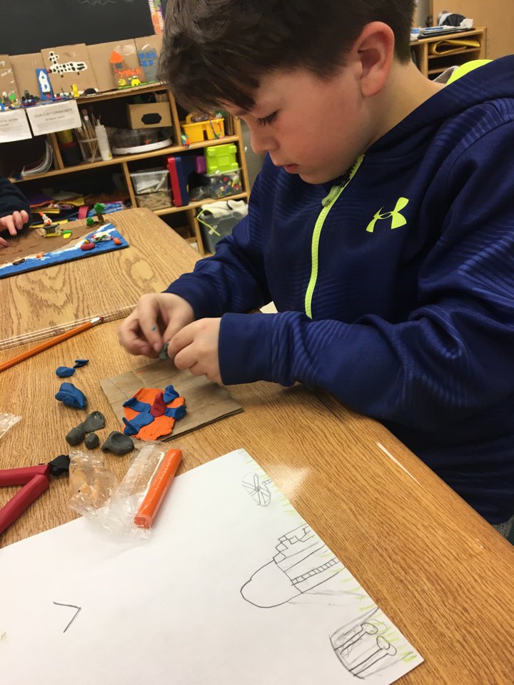 KDEvans7's tweet photo. The school agers at #childcare Saint Gabriel the Archangel have been creating a clay community, methodically thinking what makes a community? Who is in a community? @ymcasm #childrenresearchers #earlyyears #aplacetoconnect https://t.co/BkZelrykB4