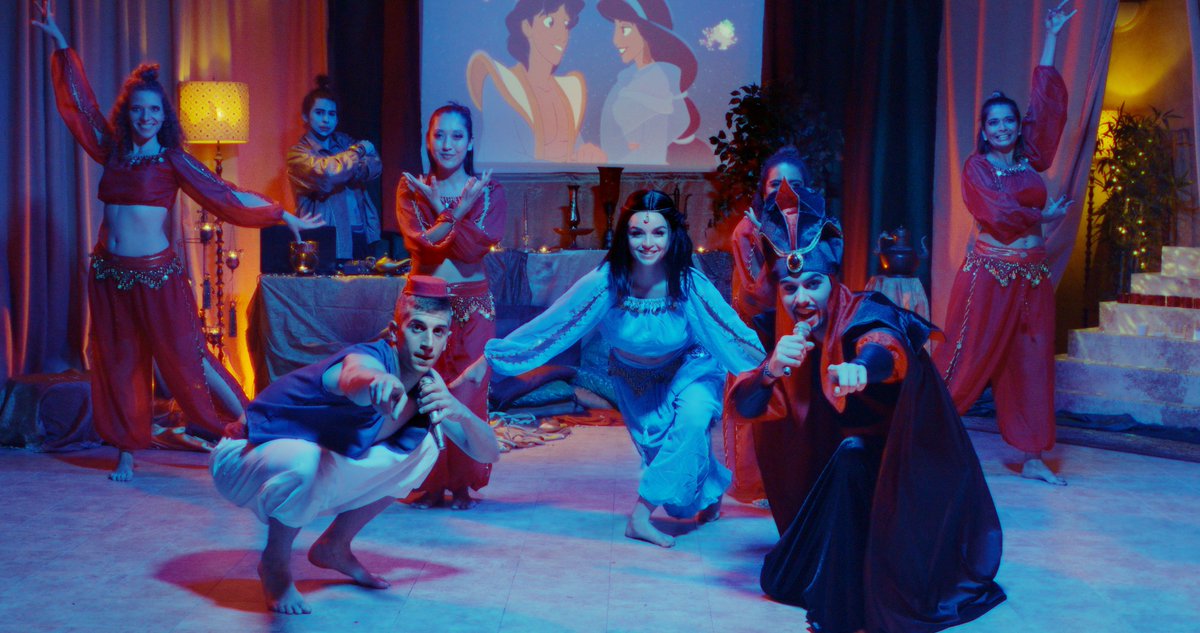 bizzairofficial's tweet photo. #Aladdin themed music video dropped last night! How did we do!? https://t.co/62YL0vmpE6
@disneyaladdin @DisneyStudios @MenaMassoud @NaomiScott https://t.co/Xjo7lAvSlm