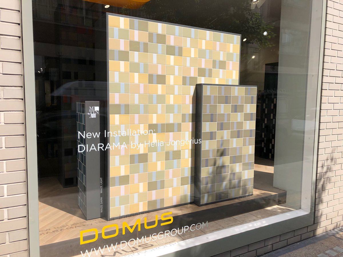 Stunning use of colour and geometric design. Just some of the many new collections at Clerkenwell Design Week from Domus. Very inspiring