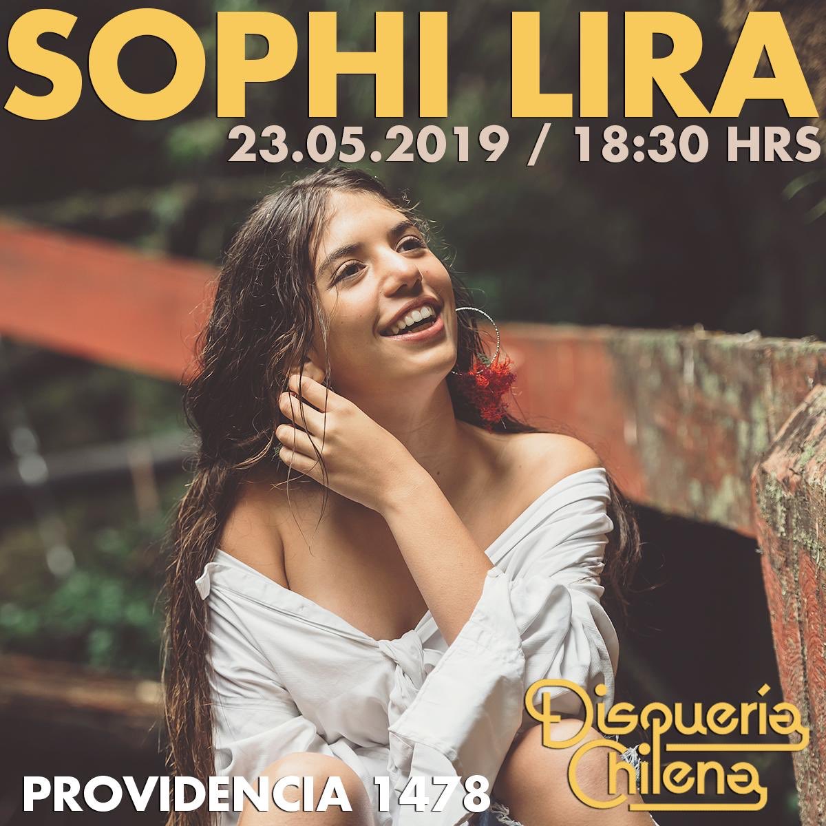 Mañana en <a href="/Disqchilena/">Disqueria Chilena</a> 🎶🎤🙀 Te invitamos al show y firma de discos de Sophi Lira. Desde las 18:30 horas en nuestra tienda (Providencia # 1478) y con entrada liberada. 👏👏 No faltes!👍