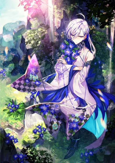 竜胆のtwitterイラスト検索結果 古い順