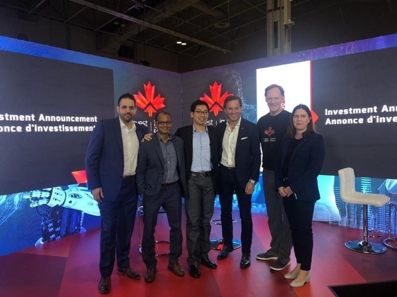 RichardCWong's tweet photo. Thrilled to be in Collision Conf announcing Coursera’s new development center in downtown Toronto. Thank you @Toronto_Global, @invest_canada and Mayor @JohnTory for your support!  @coursera https://t.co/oGXLTopbCX