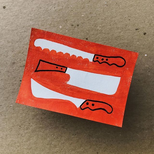 GIVEAWAY - This sharp little painting could be yours! I’ll be giving it away to one lucky person who likes this post within the next 24hrs. bit.ly/2YGU9Cu