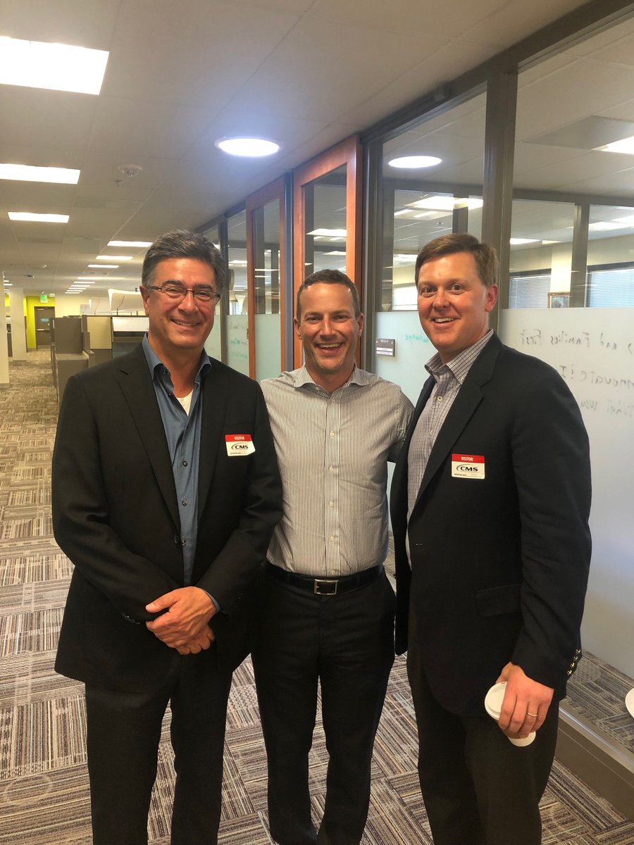 VillageMD's tweet photo. VillageMDβs Dr. Clive Fields and Tim Barry spent the afternoon with @CMSInnovates Director @AdamCMMi, discussing innovations in primary care.
#CMSPrimaryCares #CMSinnovates #healthcareinnovation #seniorcare https://t.co/Tj2nfJVHCN