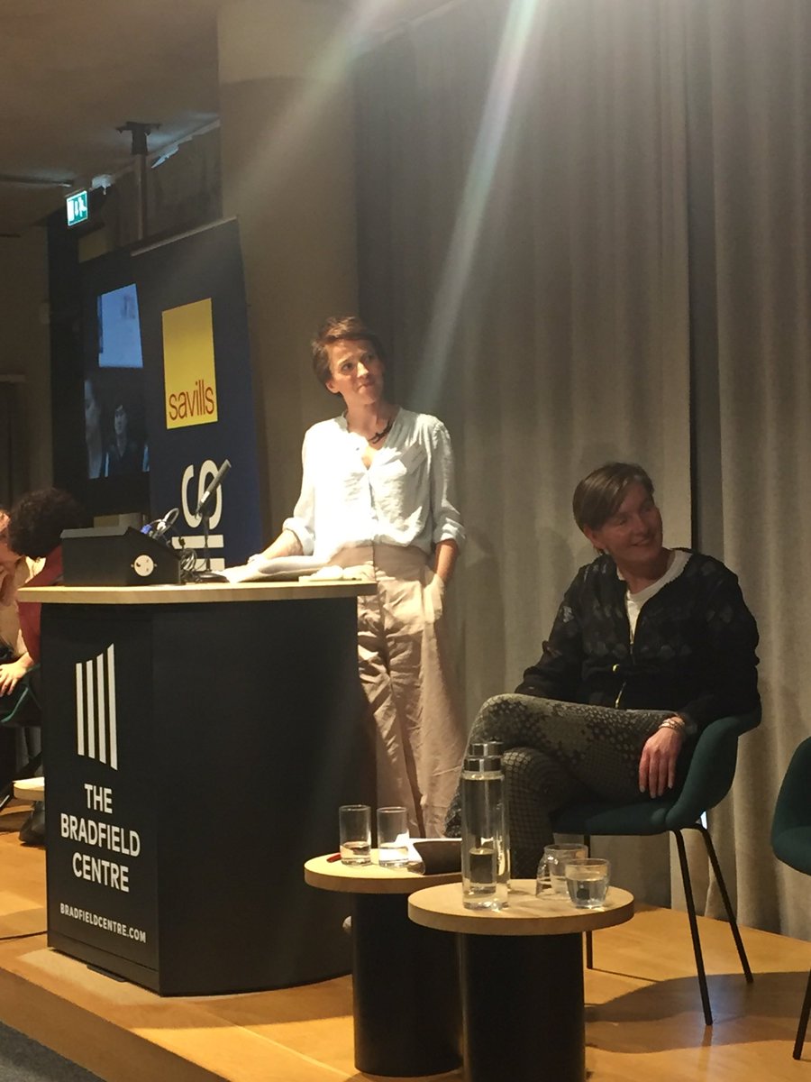 Savills's tweet photo. Final speaker of the evening @eugenieee talks about the work @uber is doing to help reduce congestion and air pollution in urban areas including encouraging more shared journeys, electric cars and electric bikes #SavillsUrbanMobility @BradfieldCentre #centralworking https://t.co/o9hAJAgQBa