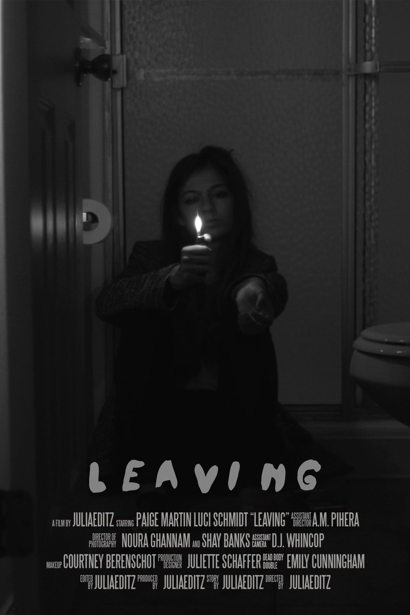 JuliaEditz's tweet photo. First poster design for "Leaving" π€
.
.
.
#leaving #juliaeditz #filmmaking #femalefilmmakers #womeninfilm #filmmaker #losangeles #poster #blackandwhite #filmstudents #musicvideo https://t.co/tTv6S7fQtm