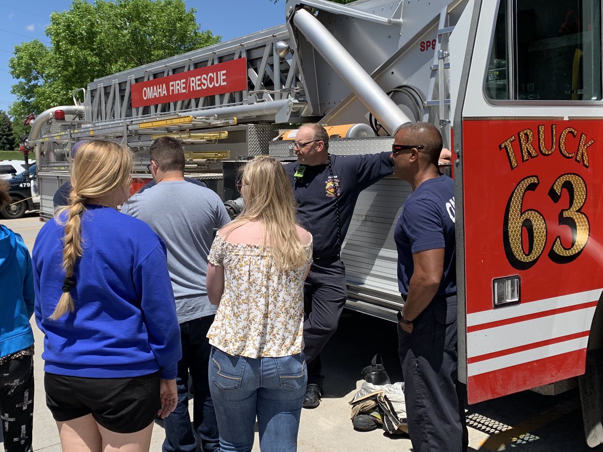 MWUnified's tweet photo. This year’s sensory friendly first responders event was a hit! Special thank you so much to @NEStatePatrol, @OmahaPolice, @DCSheriffNE, and @OmahaFireDept for putting this together for our students! And thank you to the schools who were able to join us! #Proud2bMPS 👨‍🚒👮‍♀️ https://t.co/RHKEHLPeXO