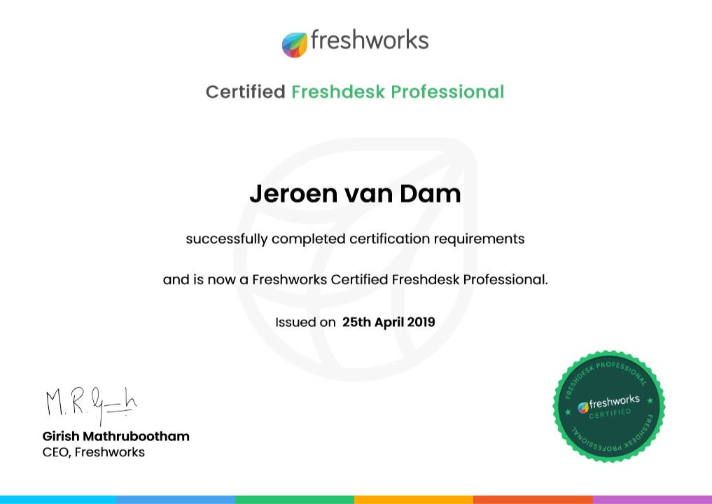 Torel_nl's tweet photo. Taking the first steps. Certified Freshworks Professional!
More to come... https://t.co/5n4cYt998f