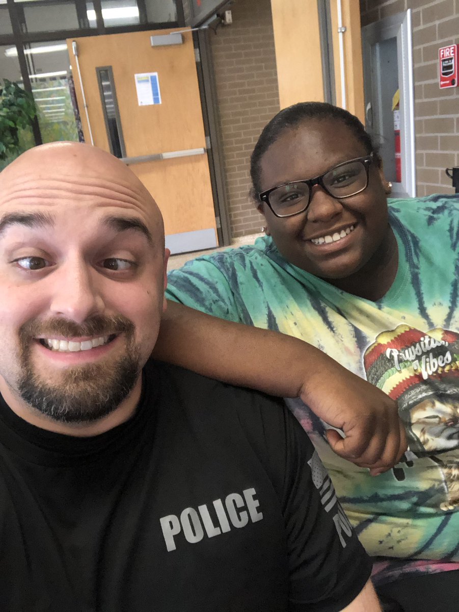 Goofing off for a minute with our friend on our last day together here at Muncie Central. Making silly faces but we are so proud of her. Congrats <a href="/SHAY04089104/">SHAY</a> #Classof2019
