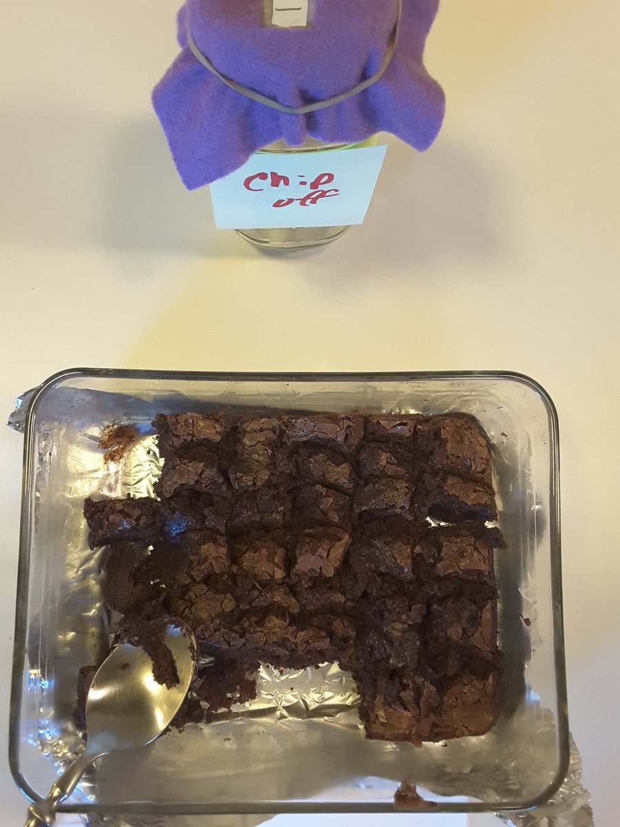 TivoliLibrary's tweet photo. 05/21/19: Some sweet pics from the Second Annual “Chip Off”. 1st place: Susan Plump (carrot chip cookie bars); 2nd place: Theresa Corrigan (fudgey chocolate chip cookies); &amp; 3rd place: Carol Rice (brownies w/chocolate chips). TY to all contestants &amp; voters! #ChocolateChipDay https://t.co/tCQwOe42rQ