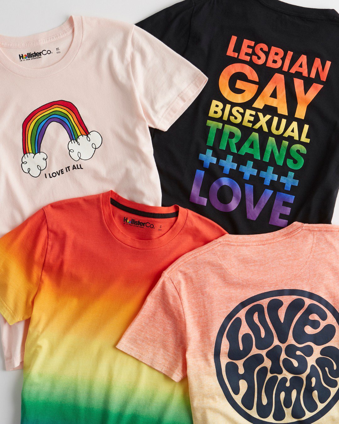 Hollister gay sales pride shirts