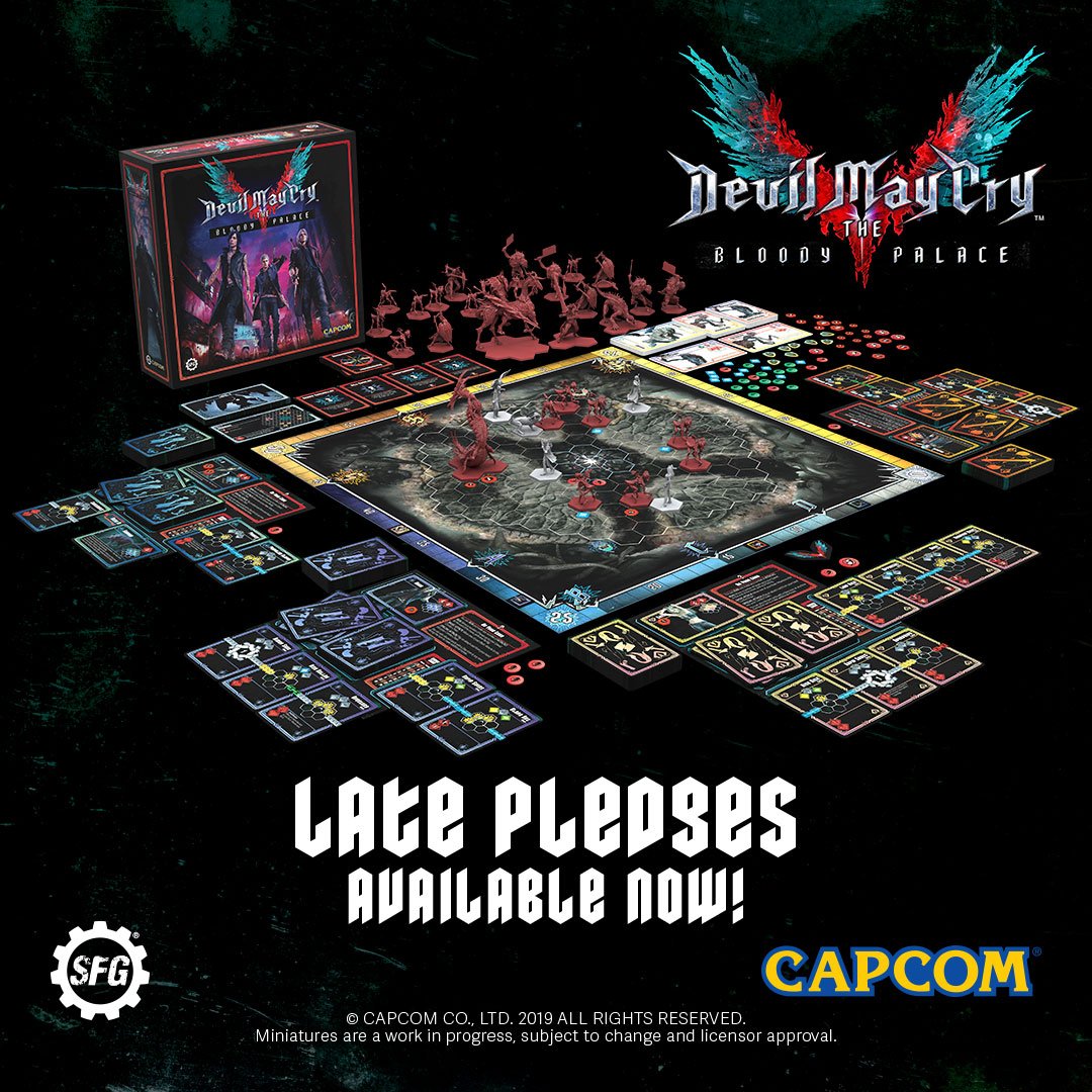 SteamforgedLtd's tweet photo. Devil May Cryโข: The Bloody Palace is FUNDED! SSS Rank Achieved!
Missed out on the Kickstarter? Get your Late Sparda Pledge here: https://t.co/cv0NgPr4My
#DevilMayCry5 #DMCV #DMC5 #PullMyDevilTrigger #Capcom #Kickstarter #Crowdfunding #LatePledge #Funded #Dante #Nero #Trish #V https://t.co/VmTDNk1ToV