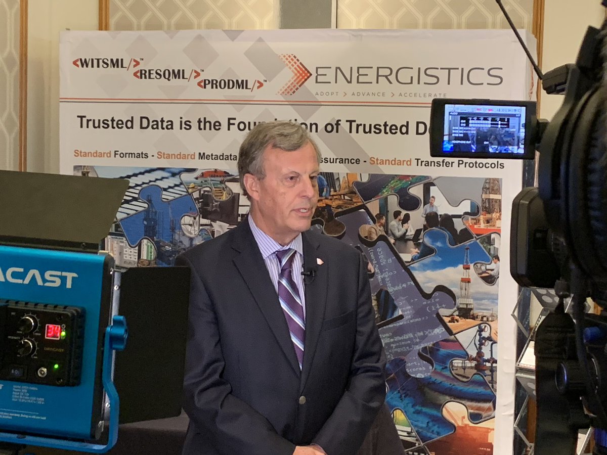 At #PNECConferences 2019 our CEO Ross Philo is being interviewed on the vital role of standards in accelerating #DigitalTransformation in Oil and Gas