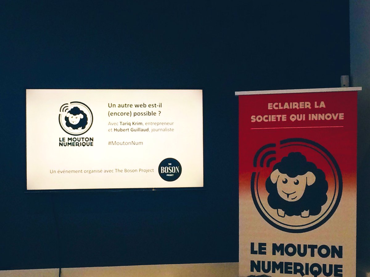 berriche_manon's tweet photo. Un autre web est-il (encore) possible ? Très riche discussion entre @hubertguillaud @tariqkrim & @IreR1 🐑 #moutonNum https://t.co/V6RIsMbdpy
