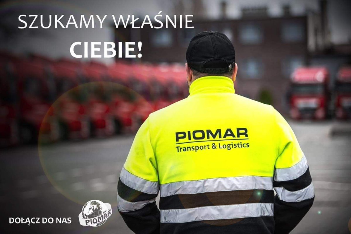 Jesteś kierowcą ciężarówki?
Posiadasz prawo jazdy kategori C+E?
Masz ambicję i chęć do tworzenia razem z nami marki PIOMAR ?
To właśnie Ciebie szukamy!
Oferujemy pracę w stabilnej i nieustannie rozwijającej się firmie