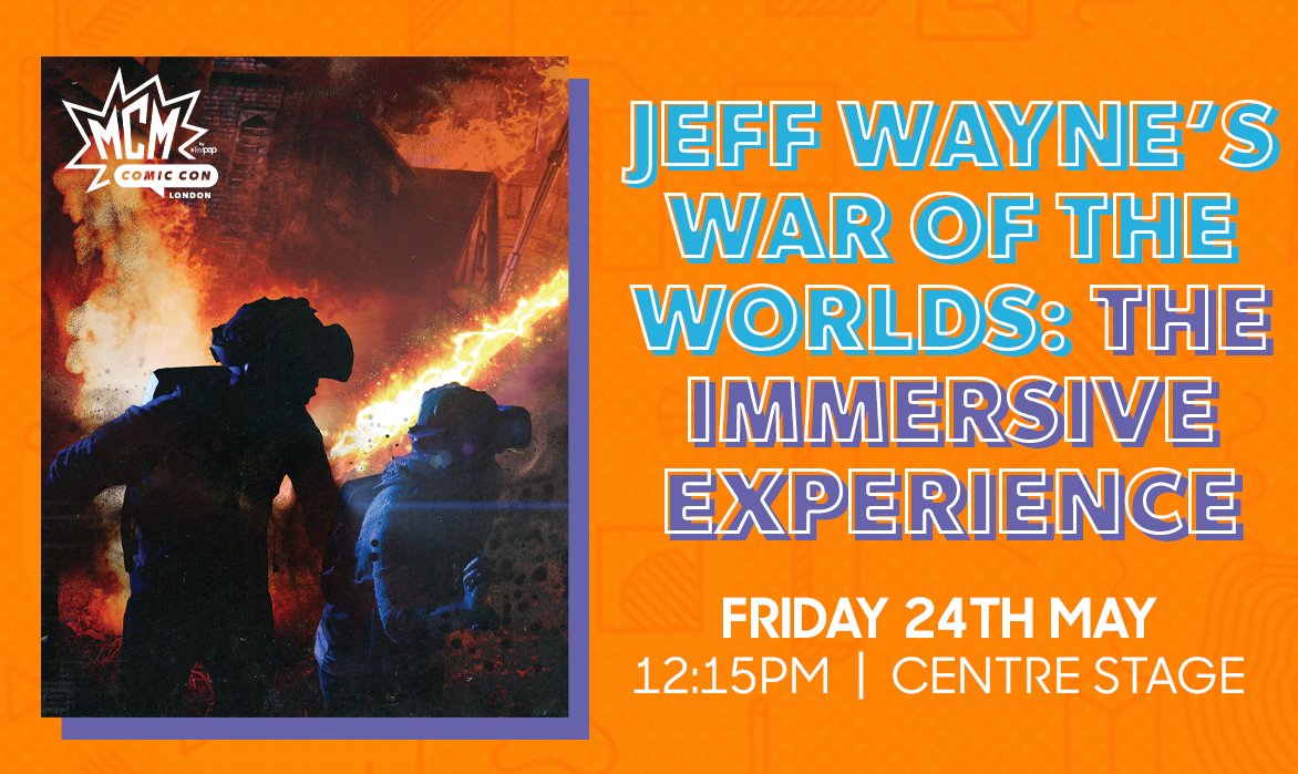 MCMComicCon's tweet photo. Meet the survivors… Actors @tombrittney and @AnnaMarieWayne will be joined  by the team at @dotdotdotlondon to reveal the secrets behind the biggest opening in London this year, Jeff Wayne’s The War of The Worlds: The Immersive Experience 

INFO: https://t.co/ZJ169zyAMW https://t.co/lzHQdzlrqV
